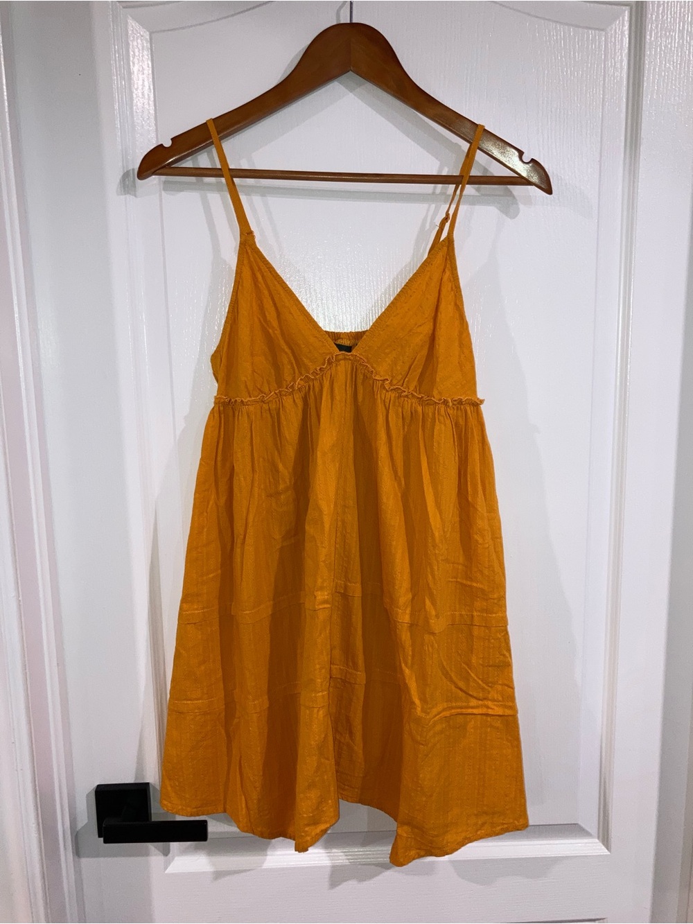 Wild Fable Orange/Yellow Spaghetti Strap Mini Dress (Tunic) - size S